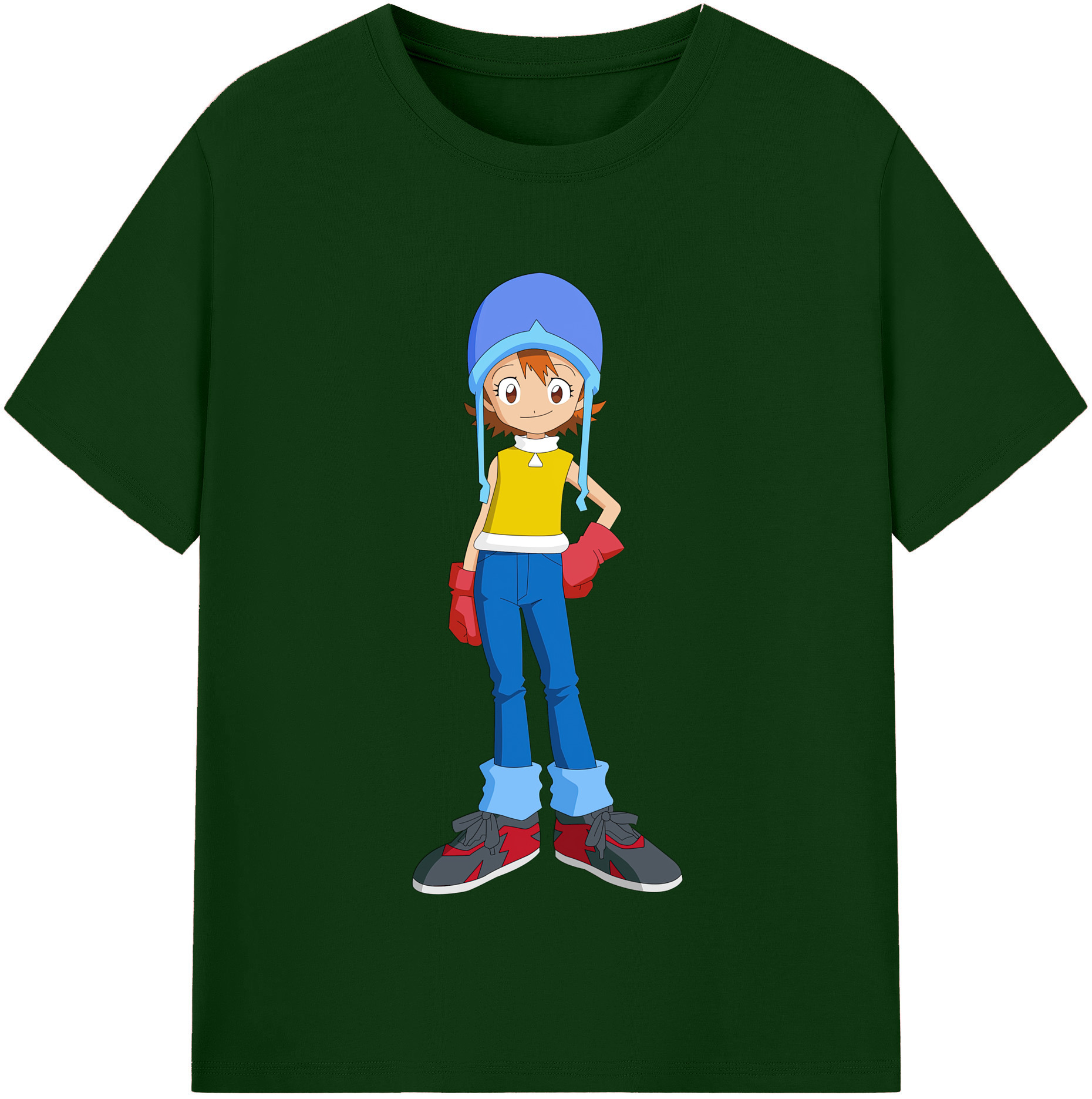 （画像用） Digimon デジタルモンスター/デジモン 綿100％半袖Tシャツ（フロントプリント）
